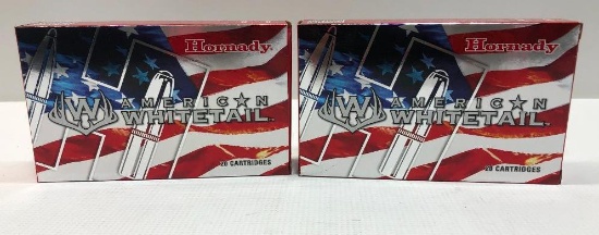Hornady American Whitetail 300 WIN MAG 150gr Interlock - 2 Boxes, 40 Total Rounds