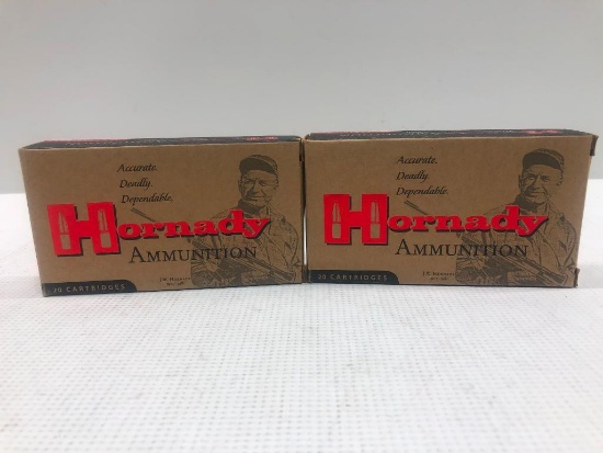Hornady Custom 358 WIN 200gr SP - 2 Boxes, 40 Total Rounds