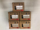 Hornady Critical Defense 40 S&W 165gr FTX - 5 Boxes, 100 Total Rounds
