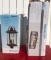 Lot of 2 Kichler Outdoor Post Lantern/ Kichler 5 Light Linear Pendant