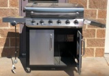 Charbroil 6 Burner Grill with Bonus Side Burner, Bent Shelf,