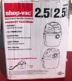 Shop Vac 2.5 Gallon, Tools Included