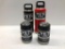 4 Items: YETI 36oz Bottle - Canyon Red, YETI 26oz Bottle - Black, Qty. 2 YETI Colsters - 1 Navy, 1