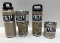 4 Items: YETI 30oz Rambler - Camo, YETI 10oz Lowball - Sand, YETI 26oz Bottle - Sand, YETI 18oz