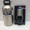 2 Items: YETI 64oz Bottle & YETI Rambler Cup Cap - Fits All Rambler Bottles