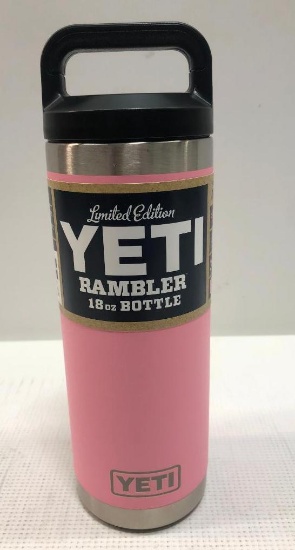 YETI: Rambler 18oz Bottle Pink LE