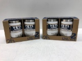 2 Items: YETI Rambler 2 Pack Wine Tumbler, White