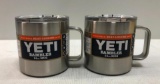 2 Items: YETI Rambler 14oz Mug, Stainless