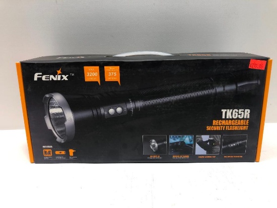 Fenix TK65R Rechargeable Security Flashlight Max 3200 Lumens - MSRP: $219.95