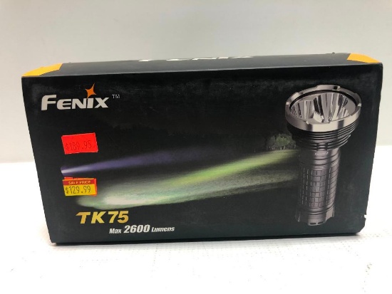 Fenix TK75 Max 2600 Lumen Flashlight - MSRP: $189.95