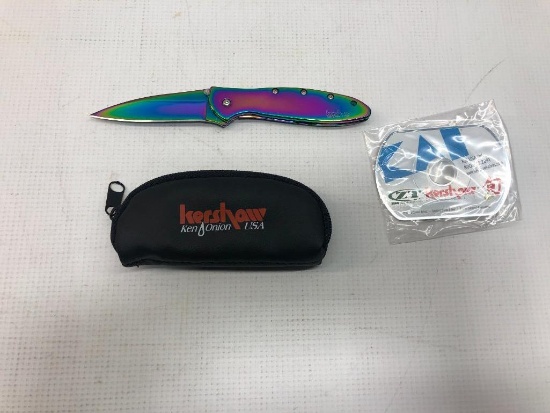 Kershaw Knives Speed-Safe Rainbow Leek 1660VIB - MSRP: $134.99