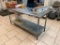 Stainless Steel Prep Table w/ Lower Shelf, 72in x 30in x 35in H