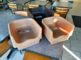 Lot of 3 Cambro Booster Chairs, (2) 100BC, (1) 100BC