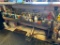 4-Compartment Undercounter Bar Sink w/ 2 Faucets, 71in x 19in x 29in w/ Speed Rails, Stainless Steel