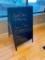 Sandwich Board Chalkboard Menu Sign