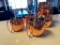 Lot of 6 Moscow Mule Copper/Steel Mugs