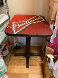 Lot of 3 Budweiser Logo Laminate Top Tables, 24in x 20in x 30in - 3 for 1 Bid