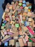 Two Boxes Full of Wooden Blocks