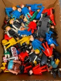 Box of Various Figurines and other Plastic Toys