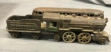 Cast Iron Union Pacific Engine, Coal Car, Passenger Car Possibly Hubley