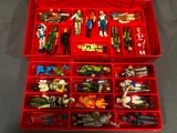 GI Joe Collector Case Full of G.I. Joe Action Figures