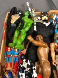 Full Box of Assorted Figure, Superman, Hulk and More