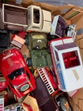Various Toy Cars and Trucks