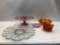 Lot of Miscellaneous Glassware - Pink and Orange