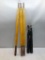 3 Large Umbrellas New in Cellophane Wood Handles and 2 Fold Up Umbrellas New