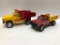 2 Vintage Off-Road Dump Trucks - 1 Tonka, 1 Unknown Brand