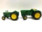 2 Vintage John Deere Toy Tractors