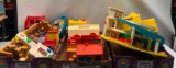 Large Lot of Various Vintage Fisher Price and Playskool Toys