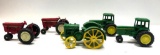 Large Lot of Vintage Die Cast Tractors and Trailers