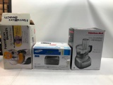 Kitchen Aid and Hamilton Beach Food Processors and Brand New, Unopened Samsung Laser Printer