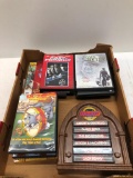 Miscellaneous DVDs and Comedy Superstars Cassette Tape Set