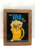 Glass Beer Sign 19