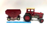 Vintage Massey Ferguson Toy Tractor and Trailer