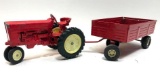 Vintage International Toy Tractor and Trailer