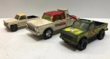 3 Vintage Toy Trucks - Unknown Brands