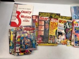 Miscellaneous Lot of Comic Books, Magazines, and Postcards