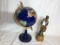 Ornate Contemporary Globe 17in Tall, Liquor Decanter