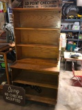 Lot of 2 Wooden Bookshelves, As-Is Condition