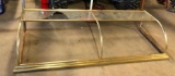 Curved Front Country Store / General Store Countertop Showcase - Missing Front Glass