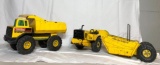 Tonka Mighty Diesel Dump Truck Metal Toy, Tonka Metal Scraper