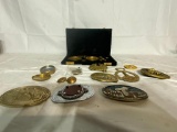 Vintage Belt Buckles, Smalls, Old Small Jewelers Balance Scale, Misc.