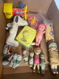 Vintage Toys, Pull Toy, Dolls, See Picture