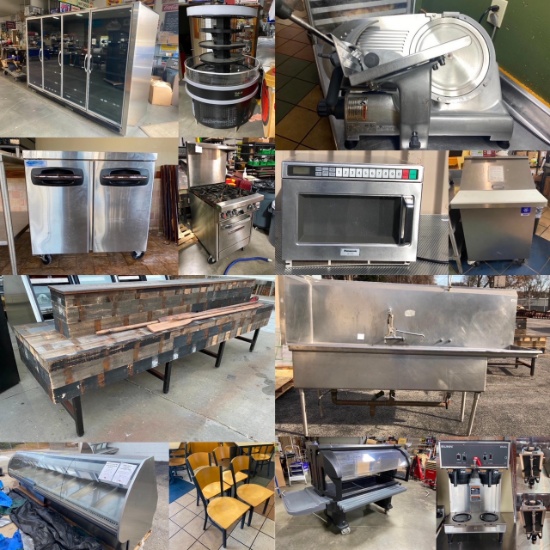 Supermarket & Restaurant Equipment - No Reserves