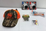 Misc Lot - See Pictures for Details Realtree Hat, Ear Plugs, Safety Glasses, Etc