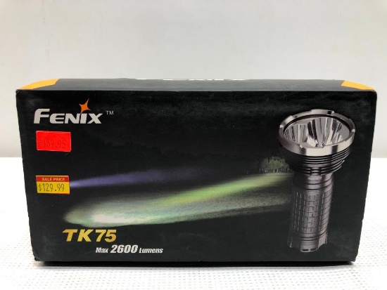 Fenix TK75 Max 2600 Lumens Flashlight MSRP: $189.95