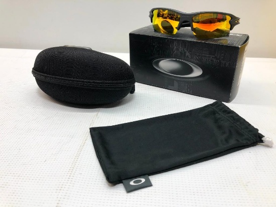 Oakley FLAK 2.0 Silver Frame w/ Fire Iridium Lens